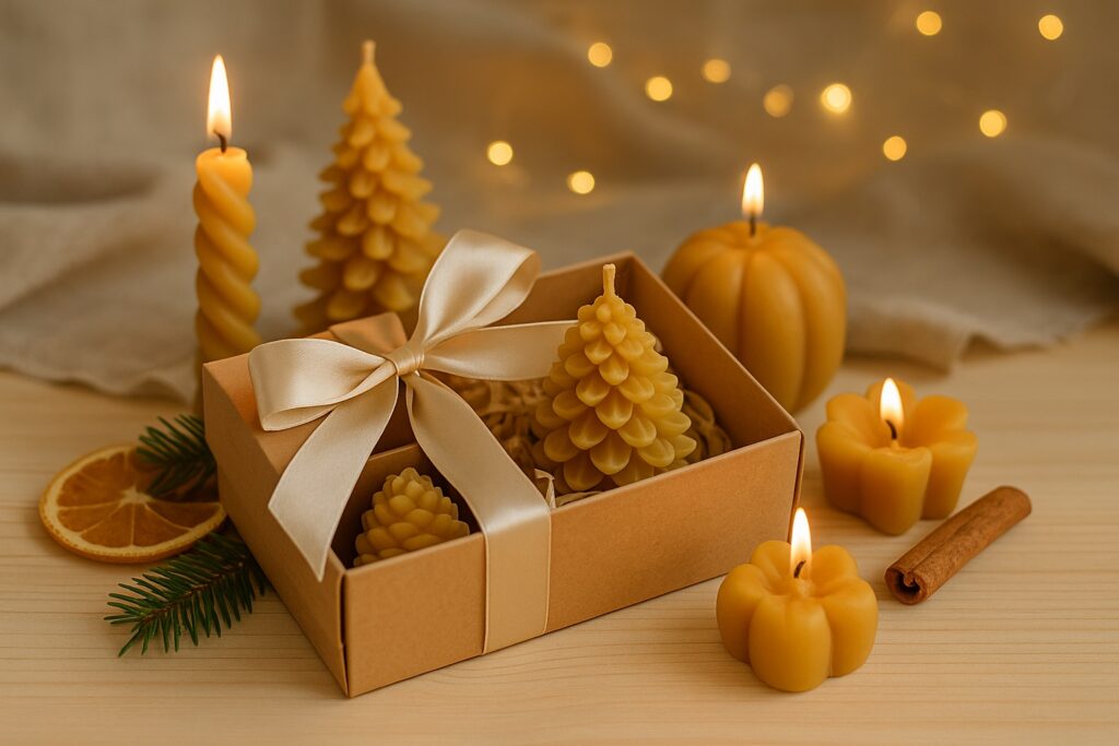 ajandekcsomag gyertya